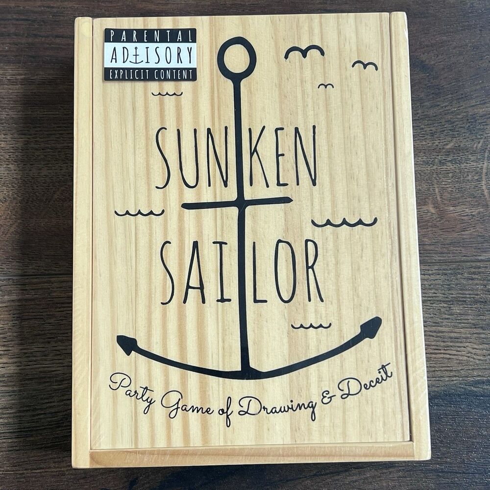 Buffalo Games Sunken Sailor Party Game of Drawing & Deceit NEW SEALED